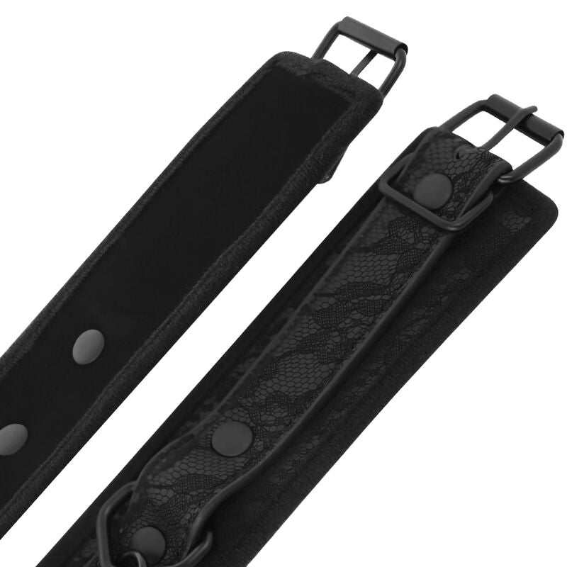 DARKNESS - LUXURY BDSM HANDCUFFS IN BLACK (NOT FOR SALE)
