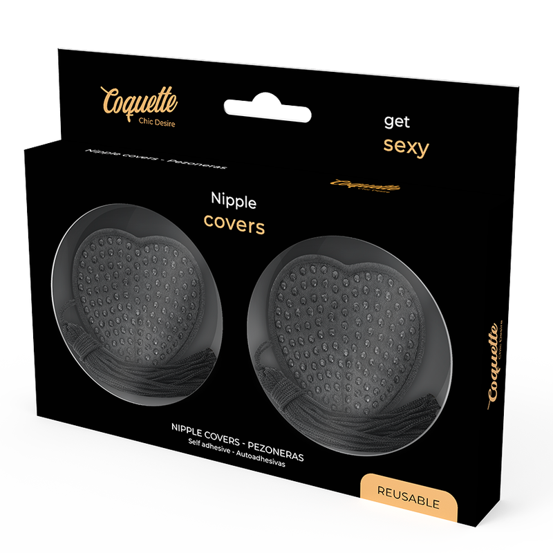 COQUETTE CHIC DESIRE - SCHWARZE NIPPELCOVER