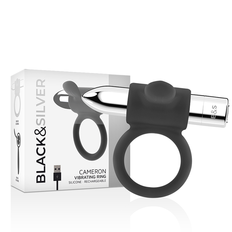 BLACK&SILVER - CAMERON RING SILBER