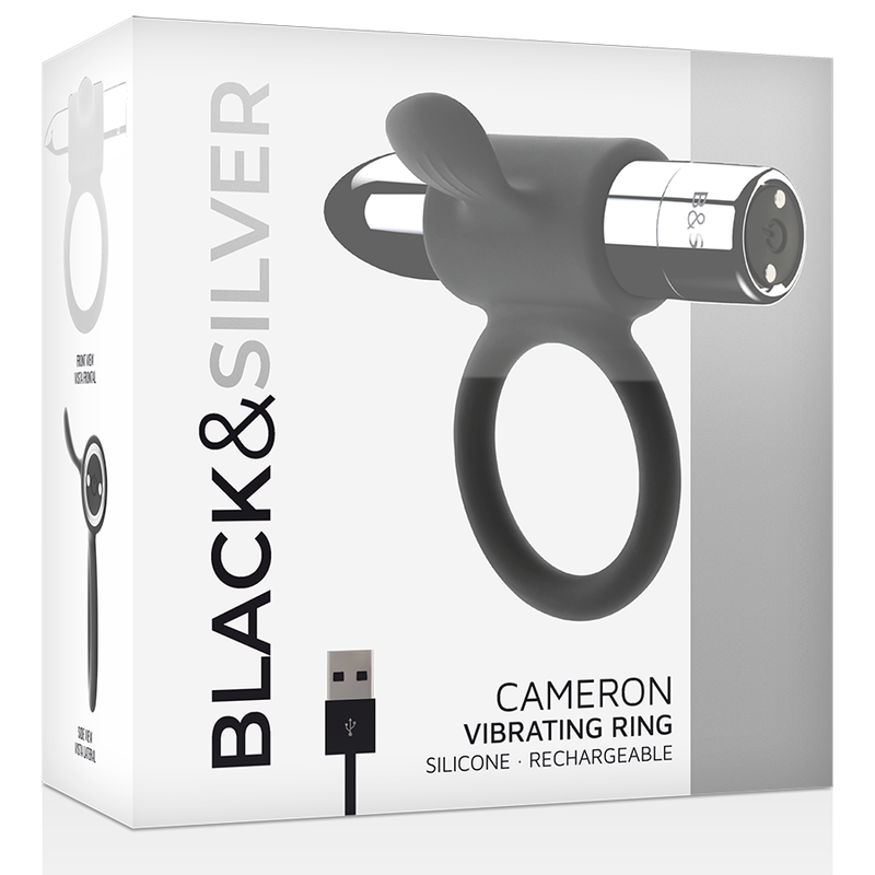 BLACK&SILVER - CAMERON RING SILBER
