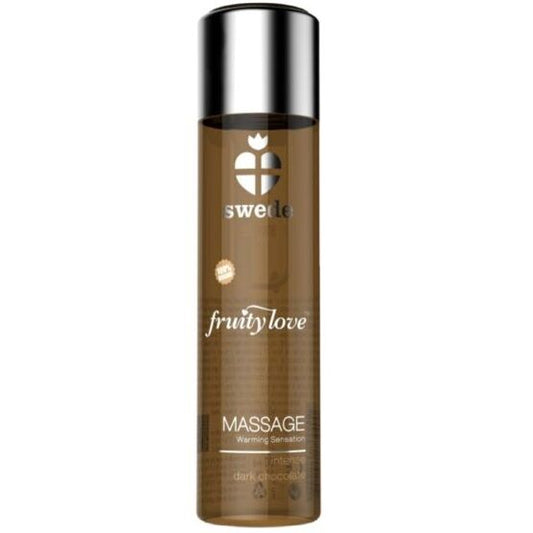 SWEDE - FRUITY LOVE MASSAGE OIL WITH WARMING EFFECT INTENSE DARK CHOCOLATE 60 ML