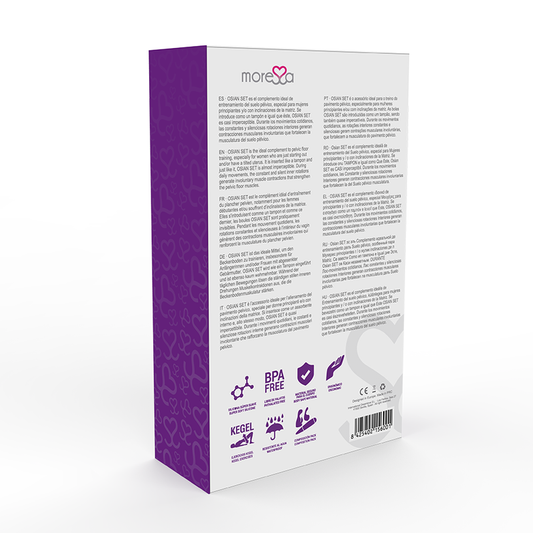 MORESSA - OSIAN SET PREMIUM PURPLE SILICONE