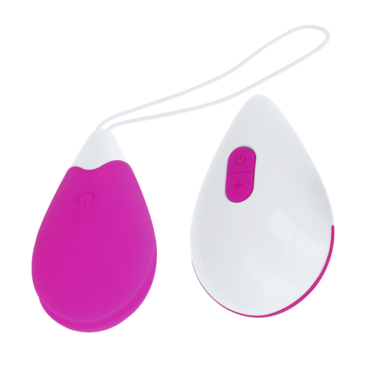 OHMAMA - HUEVO VIBRADOR 10 MODOS MORADO Y BLANCO