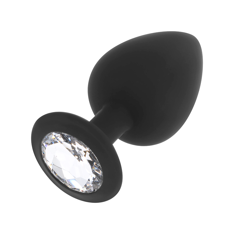 OHMAMA - PLUG ANAL DIAMANTE de SILICONA, TALLA S 7 CM