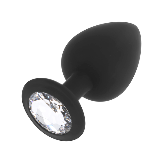 OHMAMA - PLUG ANAL DIAMANTE de SILICONA, TALLA S 7 CM