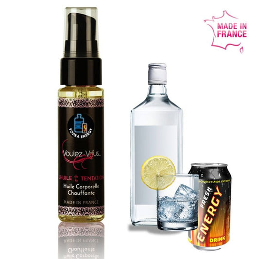 VOULEZ-VOUS - ACEITE CORPORAL CALENTANTE - VODKA RED BULL 35 ML