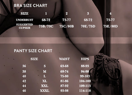 060718 Set aus Bralette Spitze und String - M (BH 70E/75D & Panty 38) - Sexy Dessous-Set