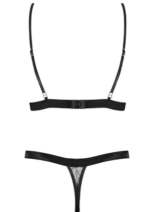 060718 Set aus Bralette Spitze und String - M (BH 70E/75D & Panty 38) - Sexy Dessous-Set