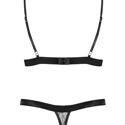 060718 Set aus Bralette Spitze und String - M (BH 70E/75D & Panty 38) - Sexy Dessous-Set