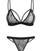 060718 Set aus Bralette Spitze und String - M (BH 70E/75D & Panty 38) - Sexy Dessous-Set