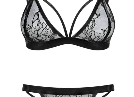 060718 Set aus Bralette Spitze und String - M (BH 70E/75D & Panty 38) - Sexy Dessous-Set