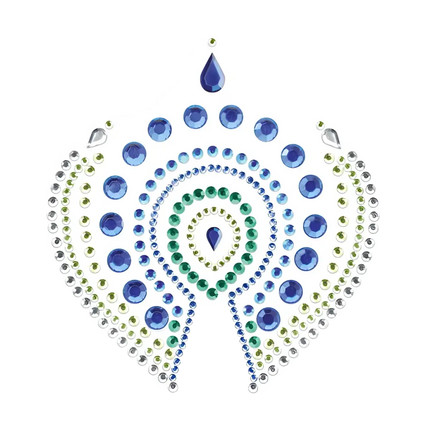 BIJOUX - INDISCRETS INTIMSCHMUCK BLAU UND GRÜN - Körperschmuck