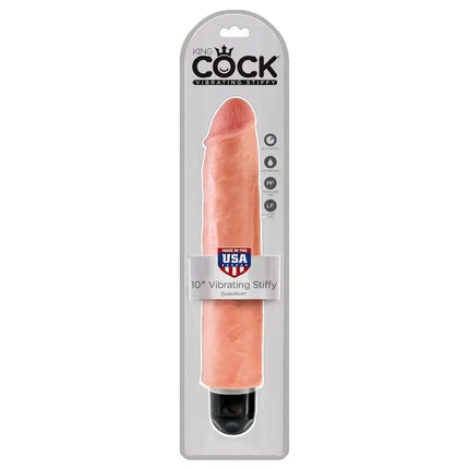 KING COCK - STEIFER REALISTISCHER VIBRATOR - 25.4 CM - Realistische Vibratoren