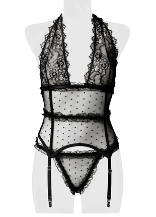 2-teilges Strapshemd 20221 von Grey Velvet - S / schwarz - Strapshemd