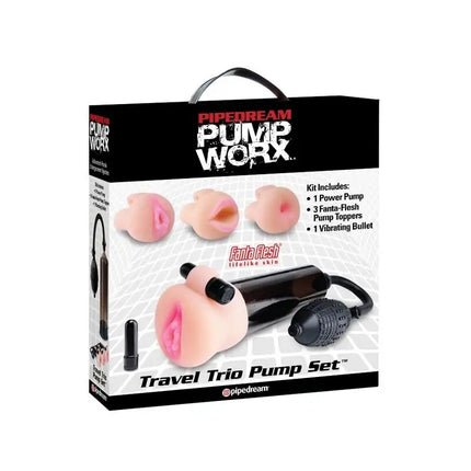 PUMP WORX TRAVEL TRIO PUMP SET - Penispumpe