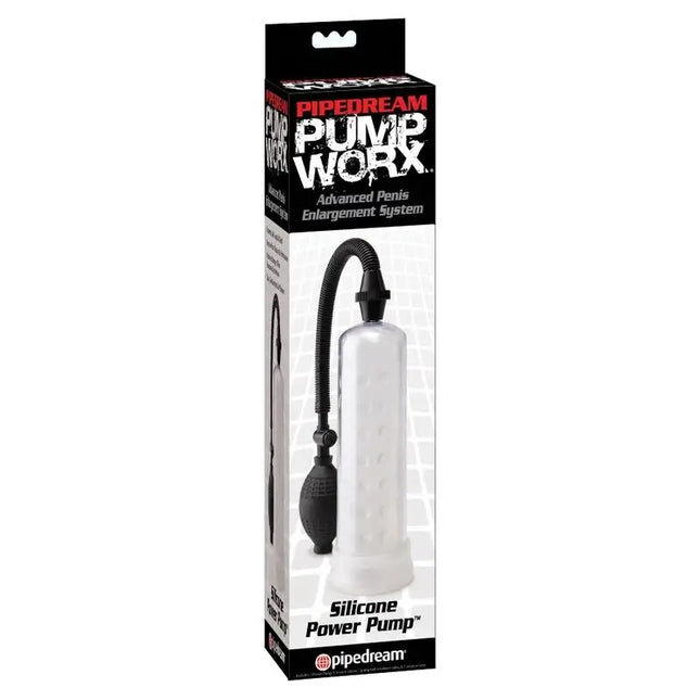 PUMP WORX - SILICONE POWER PUMP CLEAR - Penispumpe