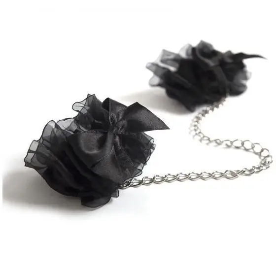 BIJOUX - INDISCRETS FROU FROU ORGANZA-HANDSCHELLEN - Handschellen für Frauen