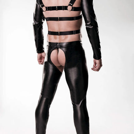 3-teilges Harness-Set 20055 von Grey Velvet - Herren-Harness-Set