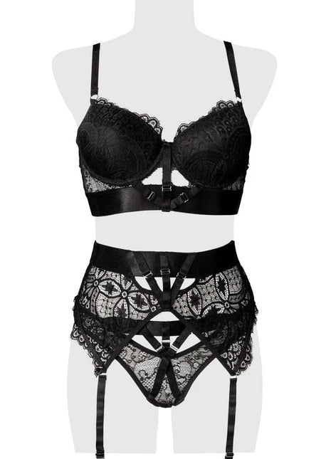 3-teilges Set 20207 von Grey Velvet - S / schwarz - 3tlg. Set