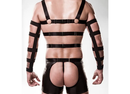 5-teilges Harness-Set 20050 von Grey Velvet - Herren-Harness-Set