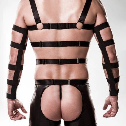 5-teilges Harness-Set 20050 von Grey Velvet - Herren-Harness-Set
