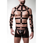 5-teilges Harness-Set 20050 von Grey Velvet - S/M / schwarz - Herren-Harness-Set