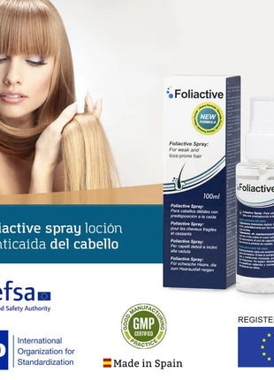 500 COSMETICS - FOLIAKTIVES SPRAY. SPRAY UM HAARVERLUST ZU VERHINDERN UND WACHSTUM ZU STIMULIEREN