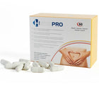 Ein karton hema pro verdauungsenzyme kapseln in beige und weiß mit mehrsprachiger beschriftung zur behandlung von hämorrhoiden