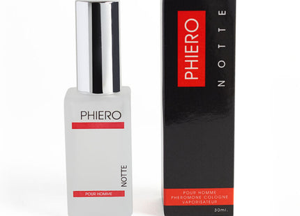 Silbertoppte glasflasche pherro notte phereomon cologne für männer 30ml von 500 cosmetics