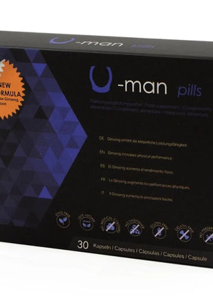 500 COSMETICS - U-MAN VERBESSERT PENISGRÖSSE UND SEXUELLE KRAFT - 30 KAPSELN