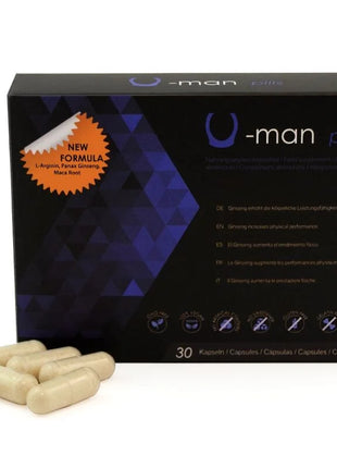 500 COSMETICS - U-MAN VERBESSERT PENISGRÖSSE UND SEXUELLE KRAFT - 30 KAPSELN