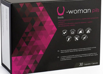 500 COSMETICS - U-WOMAN STEIGERT DIE LIBIDO DER FRAU - 30 KAPSELN