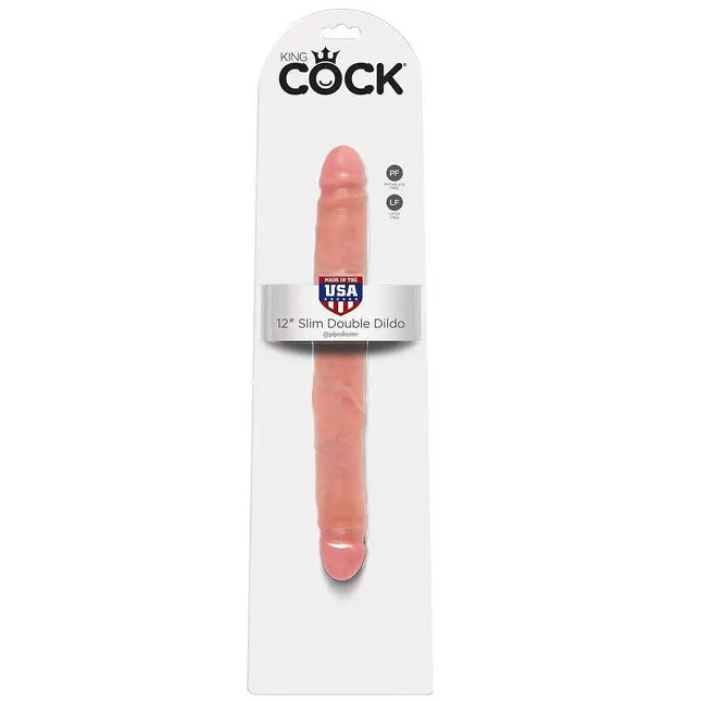 KING COCK - SCHLANKER DOPPELDILDO - 30 CM - Doppeldildo