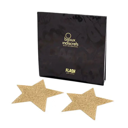 BIJOUX - INDISCRETS FLASH GOLDEN STAR NIPPELCOVER - Nippelcover