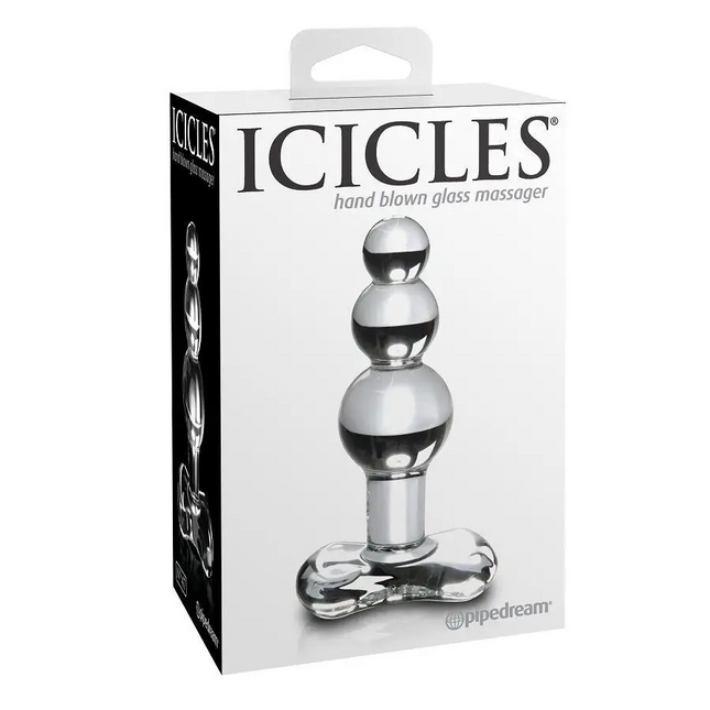 ICICLES - N. 47 KRISTALLMASSAGER - Glas Analplug