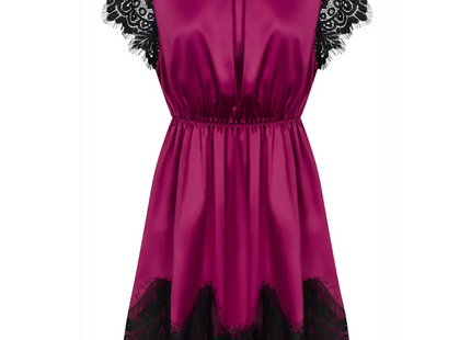 861-PEI-5 Peignoir magenta - Peignoir