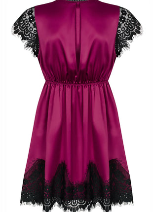 861-PEI-5 Peignoir magenta - Peignoir