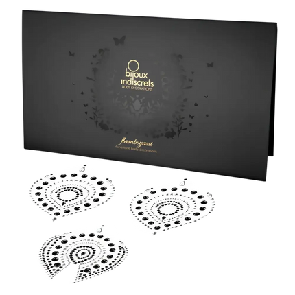 BIJOUX - INDISCRETS INTIMSCHMUCK SCHWARZ-SILBER - Körperschmuck