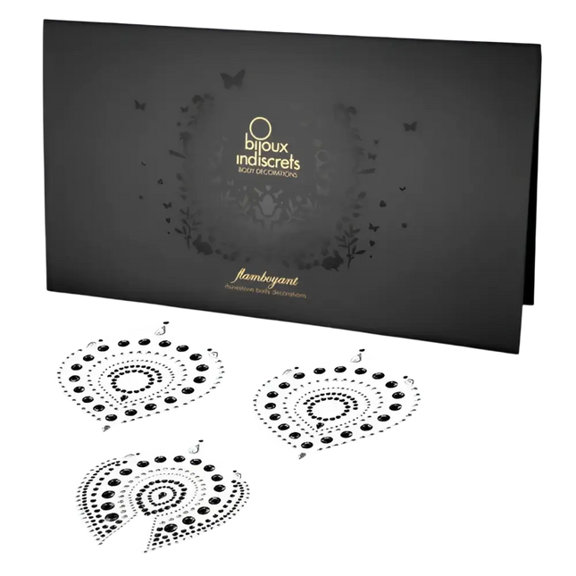 BIJOUX - INDISCRETS INTIMSCHMUCK SCHWARZ-SILBER - Körperschmuck