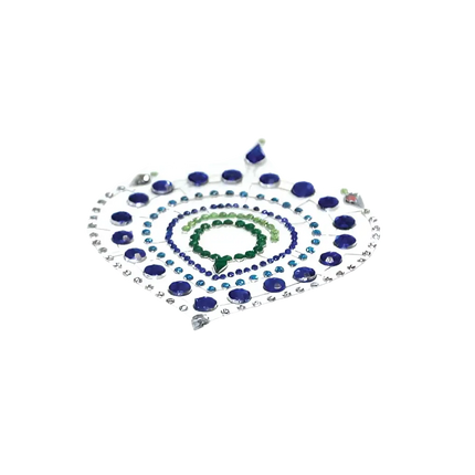 BIJOUX - INDISCRETS INTIMSCHMUCK BLAU UND GRÜN - Körperschmuck