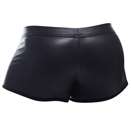 schwarzer Wetlook Boxer BL4CK03 von Cut4Men