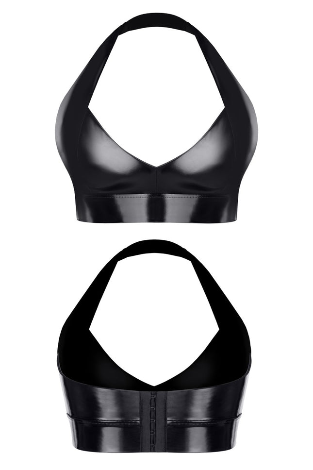 schwarzes Damen-Top TDBettina001 von Demoniq Total Domination Collection