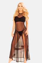 schwarzes Nachtkleid KA922448 von Kalimo