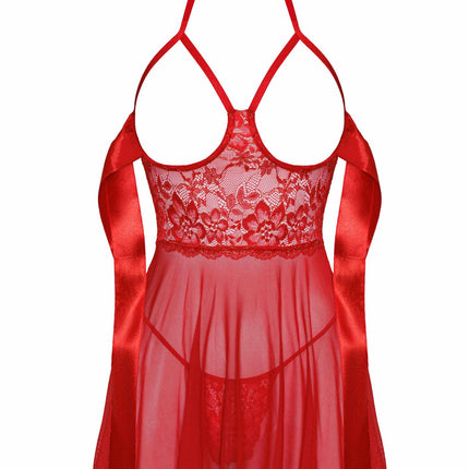 KISS247 Negligee aus Netz und Spitze von Kissable