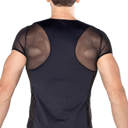 schwarzes Herren T-Shirt 2201-81 von Look Me