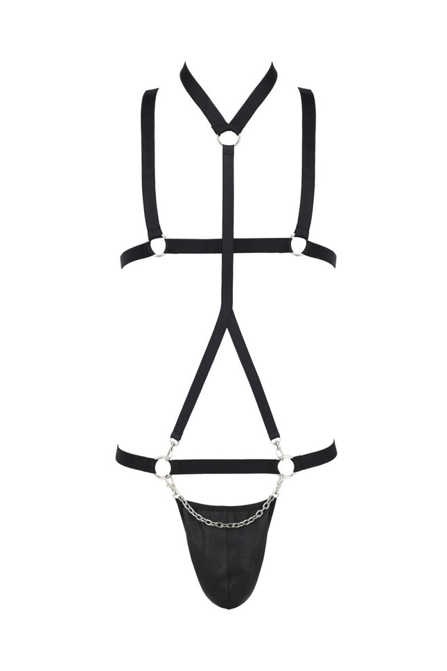 schwarzes Harness Set 039 von Passion