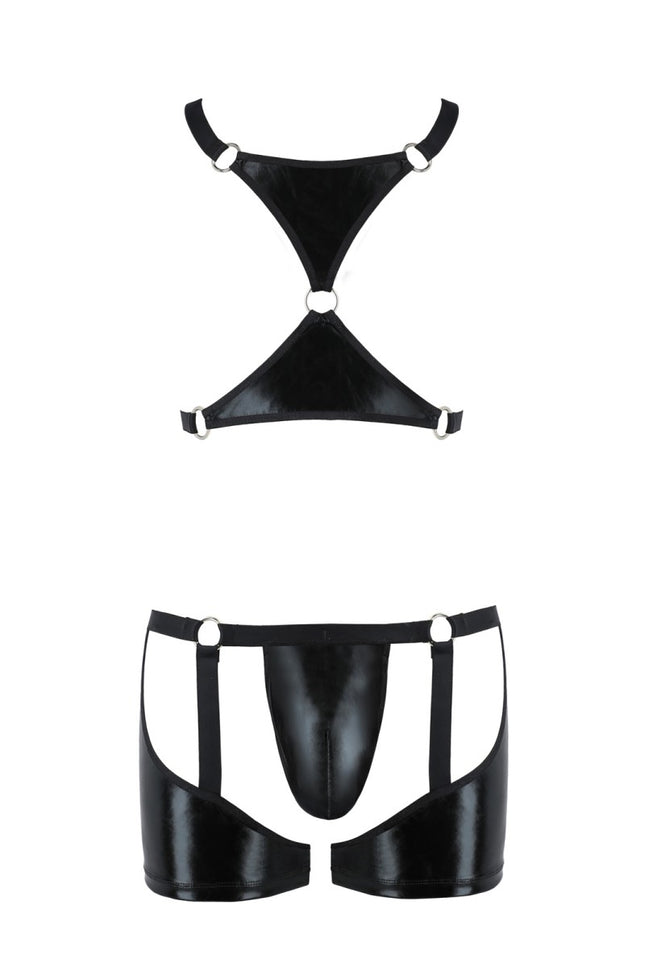 2-teilgies Herren Set 047 schwarz von Passion