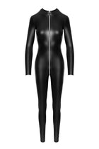 F293 Powerwetlook Catsuit mit Frontreißverschluss von Noir Handmade
