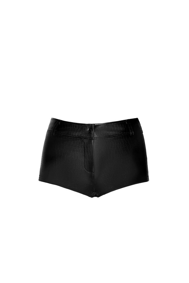 F318 Snake Wetlook Shorts von Noir Handmade