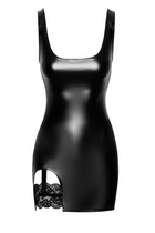 F344 Wetlook Minikleid mit Strumpfband von Noir Handmade